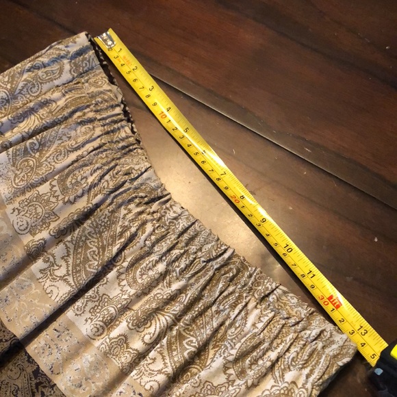 🤎Carole Little 2-Pc Damask Pleated Skirt & beaded neck tunic + infinity sash - Picture 15 of 16